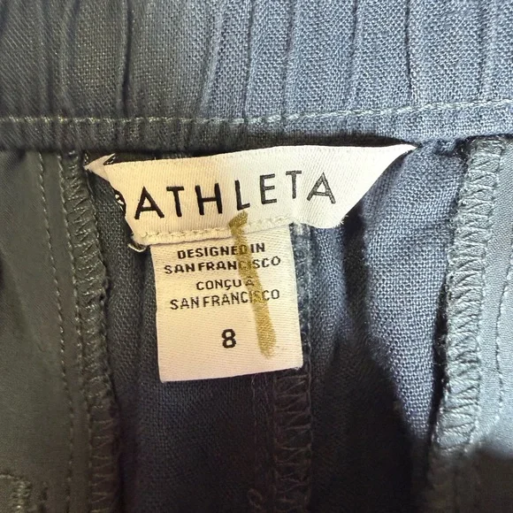Athleta Voyager Linen Short Size 8 NWT - Picture 3 of 4